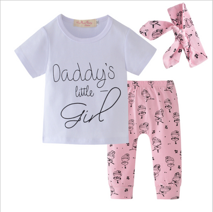Infant Baby Girls Clothes Daddy&