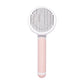 New Pet Cat Brush Hot Selling Hand-held Steel Wire Self-cleaning Comb Looper For Hair Removal