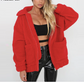 shearling coat jacket women autumn winter warm thick plush coat