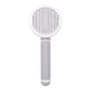 New Pet Cat Brush Hot Selling Hand-held Steel Wire Self-cleaning Comb Looper For Hair Removal