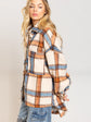 Heavy Contrast Plaid Jacket In Winter