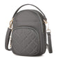 Diamond Plaid Crossbody Bag Nylon Lightweight Fashion Backpack Cloth Bag