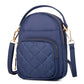 Diamond Plaid Crossbody Bag Nylon Lightweight Fashion Backpack Cloth Bag