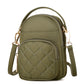 Diamond Plaid Crossbody Bag Nylon Lightweight Fashion Backpack Cloth Bag
