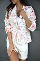 European And American New One-button Small Suit Printing Jacket Women&