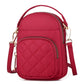 Diamond Plaid Crossbody Bag Nylon Lightweight Fashion Backpack Cloth Bag